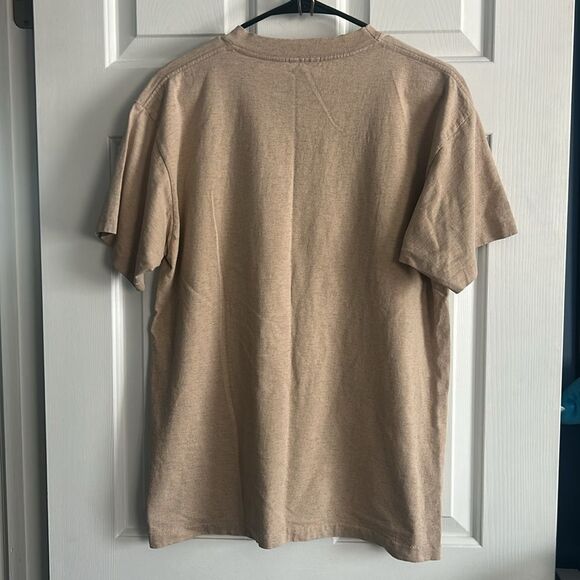 Vicki Melhart Vintage Made in USA Single Stitch Quilt Patchwork Tee Size L - Picture 5 of 5